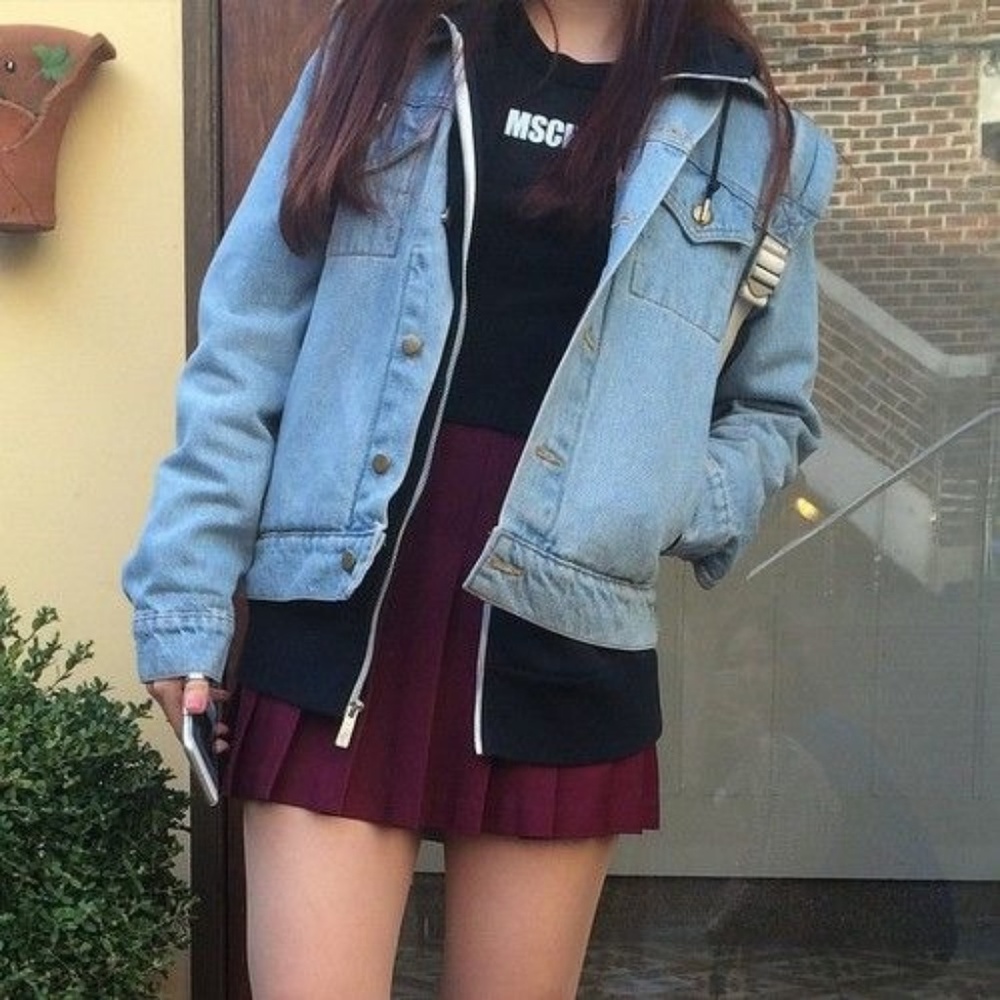 American Apparel true blood maroon tennis skirt XS